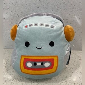 Original Squishmallows Radio Cassette with Headphones Plush Stuffed Toy kellytoy